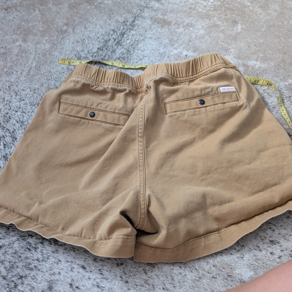 Topo Designs Mountain Shorts In Khaki - Picture 4 of 5